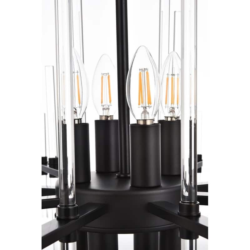 Samuel 27 inch Crystal Rod Pendant - N/A