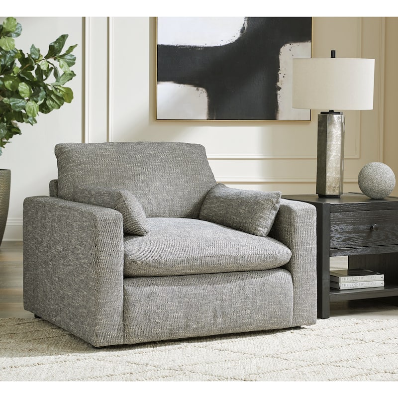 Signature Design by Ashley Dramatic Gray 2-Piece Upholstery Package - 44" W x 42" D x 36" H