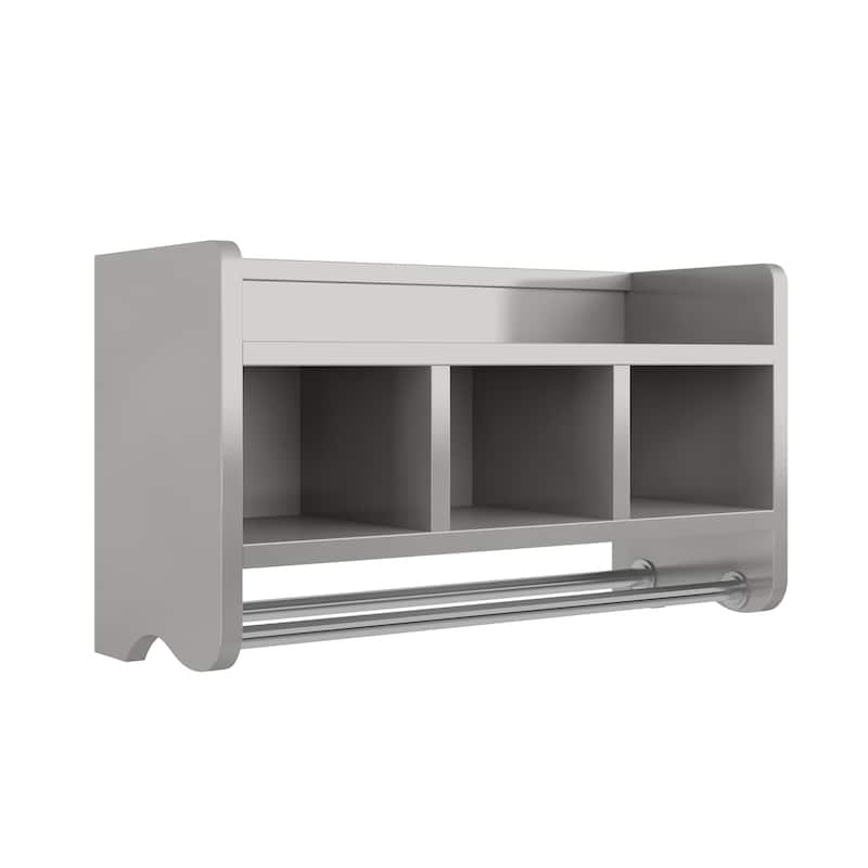 Alaterre 25-inch Wood Bath Storage Shelf