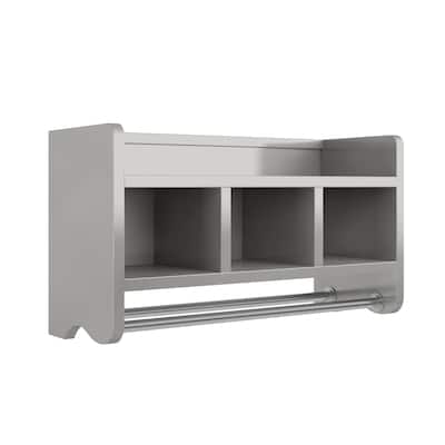Alaterre 25-inch Wood Bath Storage Shelf