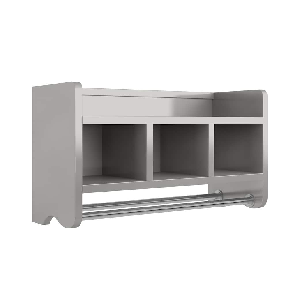 Alaterre 25-inch Wood Bath Storage Shelf