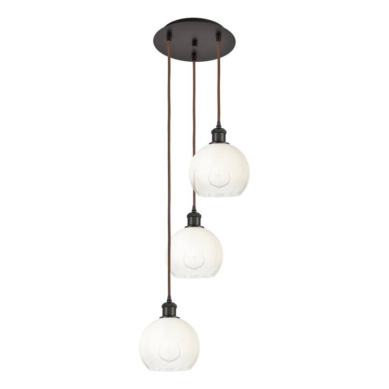 Innovations Lighting Endless Possibilities Ballston - Brookhaven Globe - 3 Light 14" Cord Hung Multi Pendant