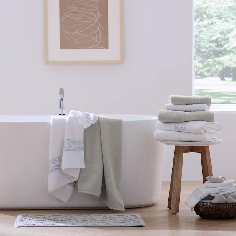 Clean Design Home x Martex 4-Pack Wash Towel Set - Towel Set - White