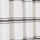 preview thumbnail 4 of 5, Lush Decor Farmhouse Stripe Shower Curtain