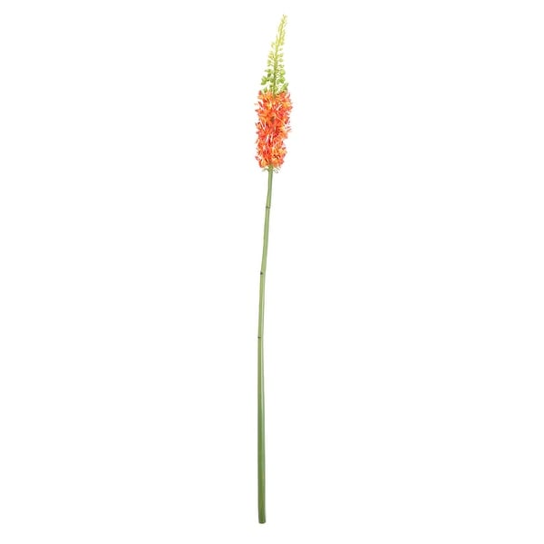 37" Orange and Red Artificial Foxtail Decorative Floral Crafting Stem - N/A