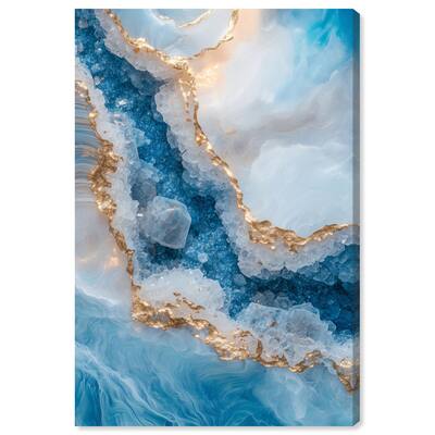 Molten Topaz I Canvas by Art Remedy, Gallery Wrapped