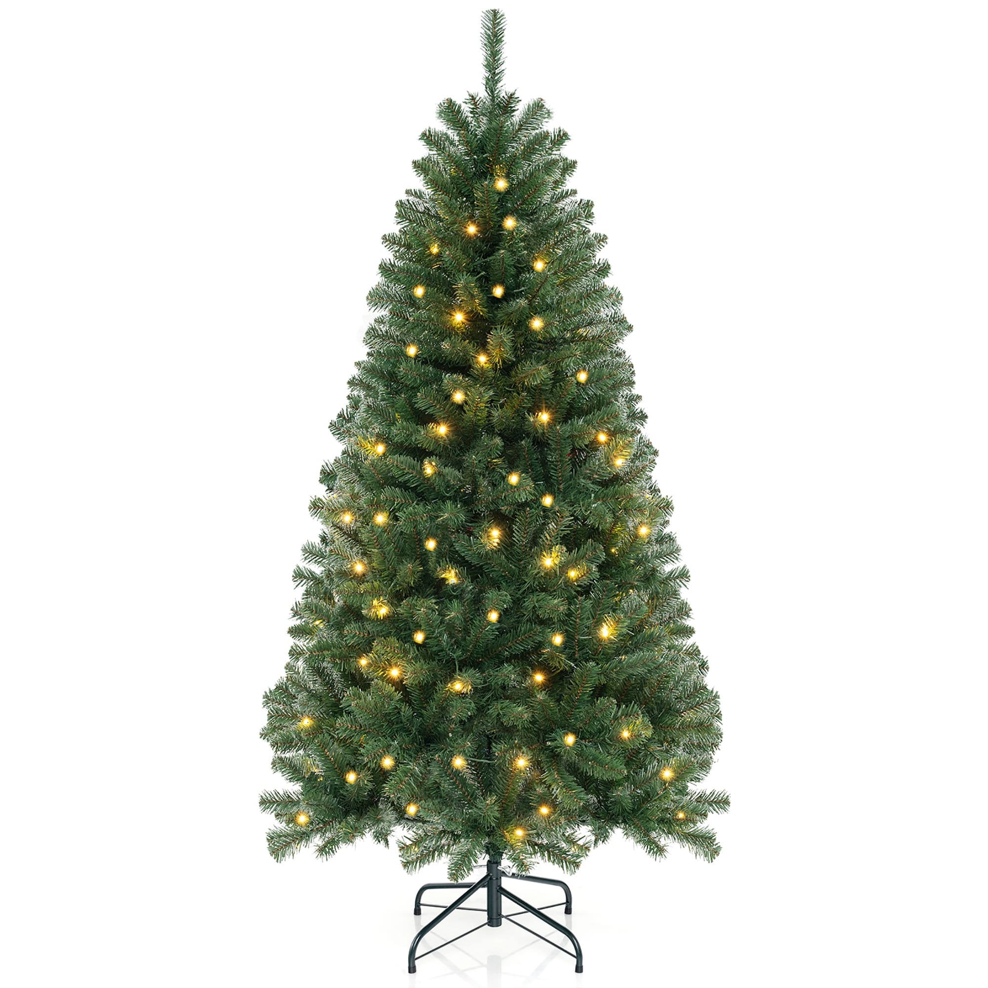 Gymax 6/7/8 FT Christmas Tree w/568/830/1182 PVC Branch Tips - See Details