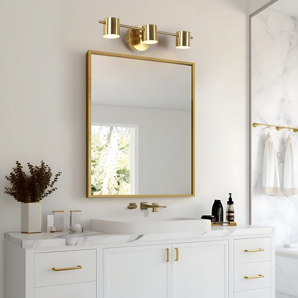 Gold brass vanity light new arrivals