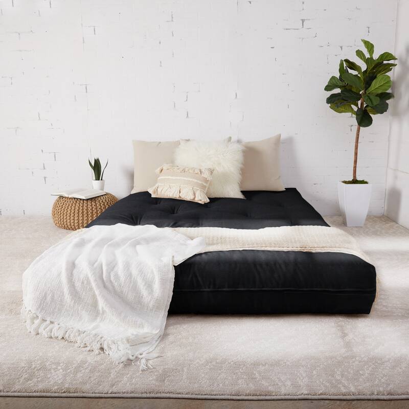 Humble + Haute Full-size 10-inch Futon Mattress (Mattress Only) - Black - Full
