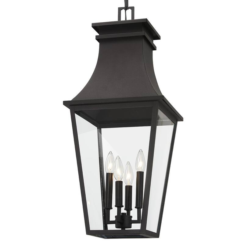 The Great Outdoors 7999 Gloucester 4 Light 12" Wide Outdoor Pendant