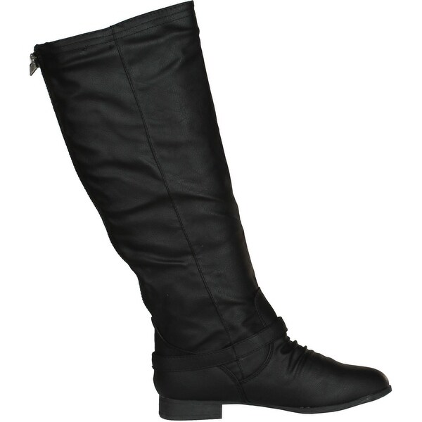 top moda black boots
