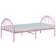 preview thumbnail 5 of 22, BK Furniture Brooklyn Metal Twin Bed Pink
