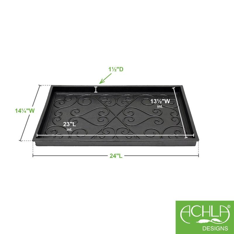 Achla Designs Multi Purpose Rubber Area Boot Tray