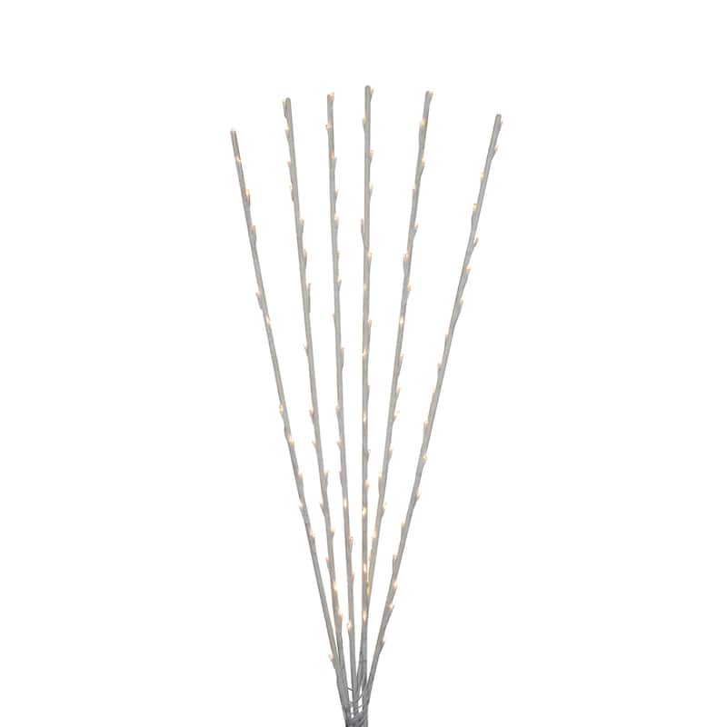 LED Lighted Branch Spray Outdoor Christmas Decoration - 72" - Set of 6