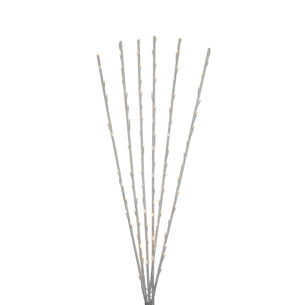 LED Lighted Branch Spray Outdoor Christmas Decoration - 72" - Set of 6