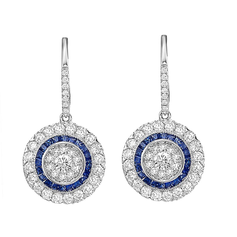 EFFY 18K White Gold Diamond Earrings