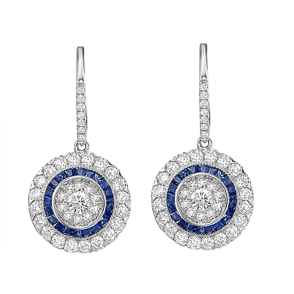 EFFY 18K White Gold Diamond Earrings