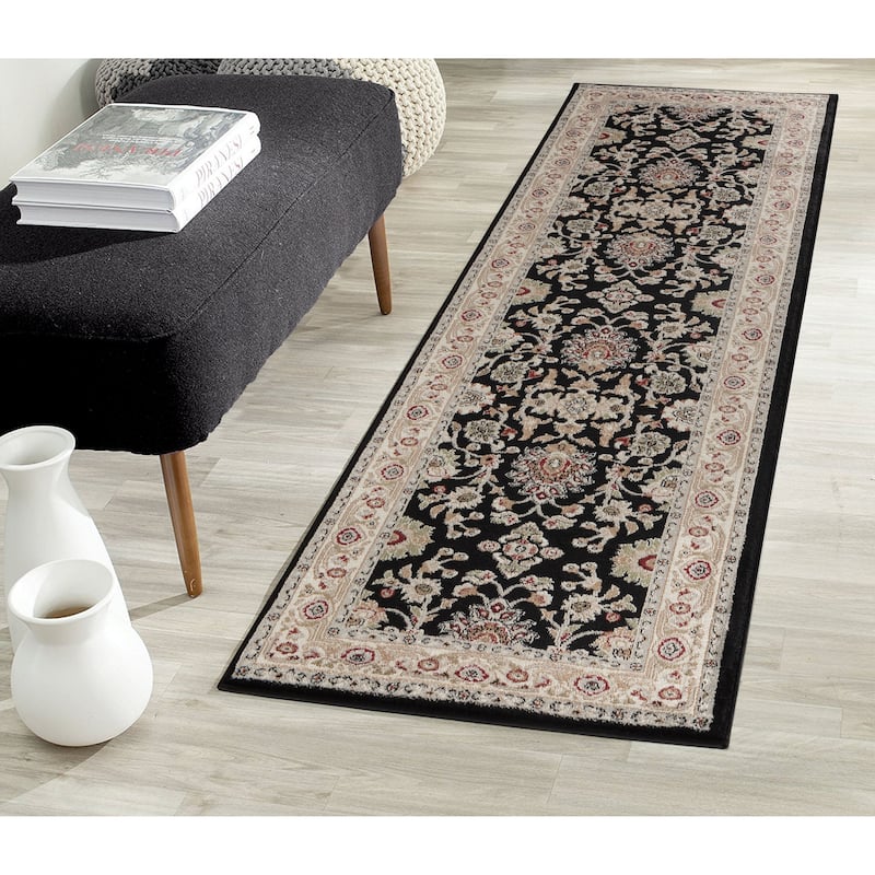 Hollywood Collection Floral Area Rug
