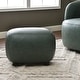 preview thumbnail 65 of 112, KINWELL 23" Wide Faux Leather Upholstered Ottoman Footrest, PU Entryway Footstool