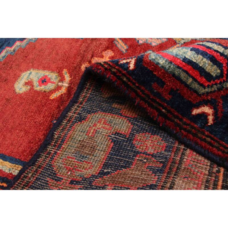 ECARPETGALLERY Hand-knotted Konya Anatolian Red Wool Rug - 4'6 x 8'2