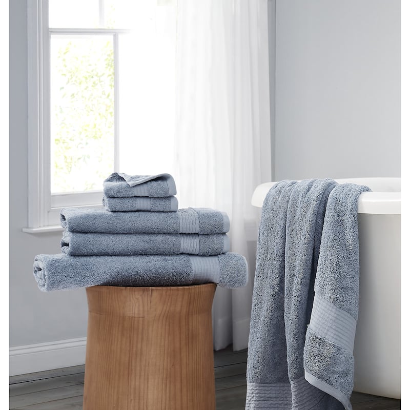 Brooklyn Loom Cotton TENCEL 6 Piece Towel Set - Towel Set