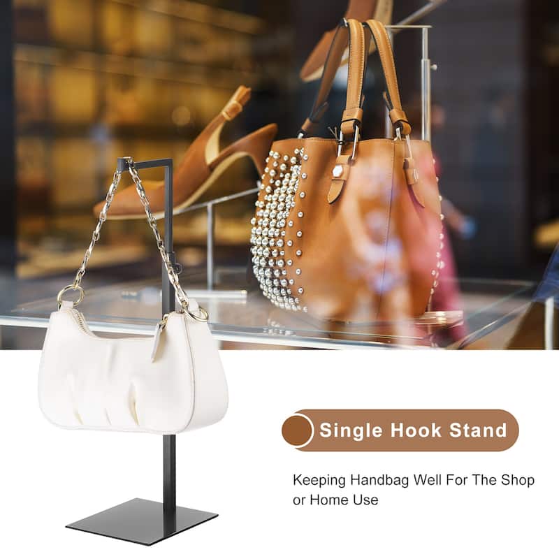 1pcs Purse Display Stand Adjustable Handbag Rack Stainless Steel Holder