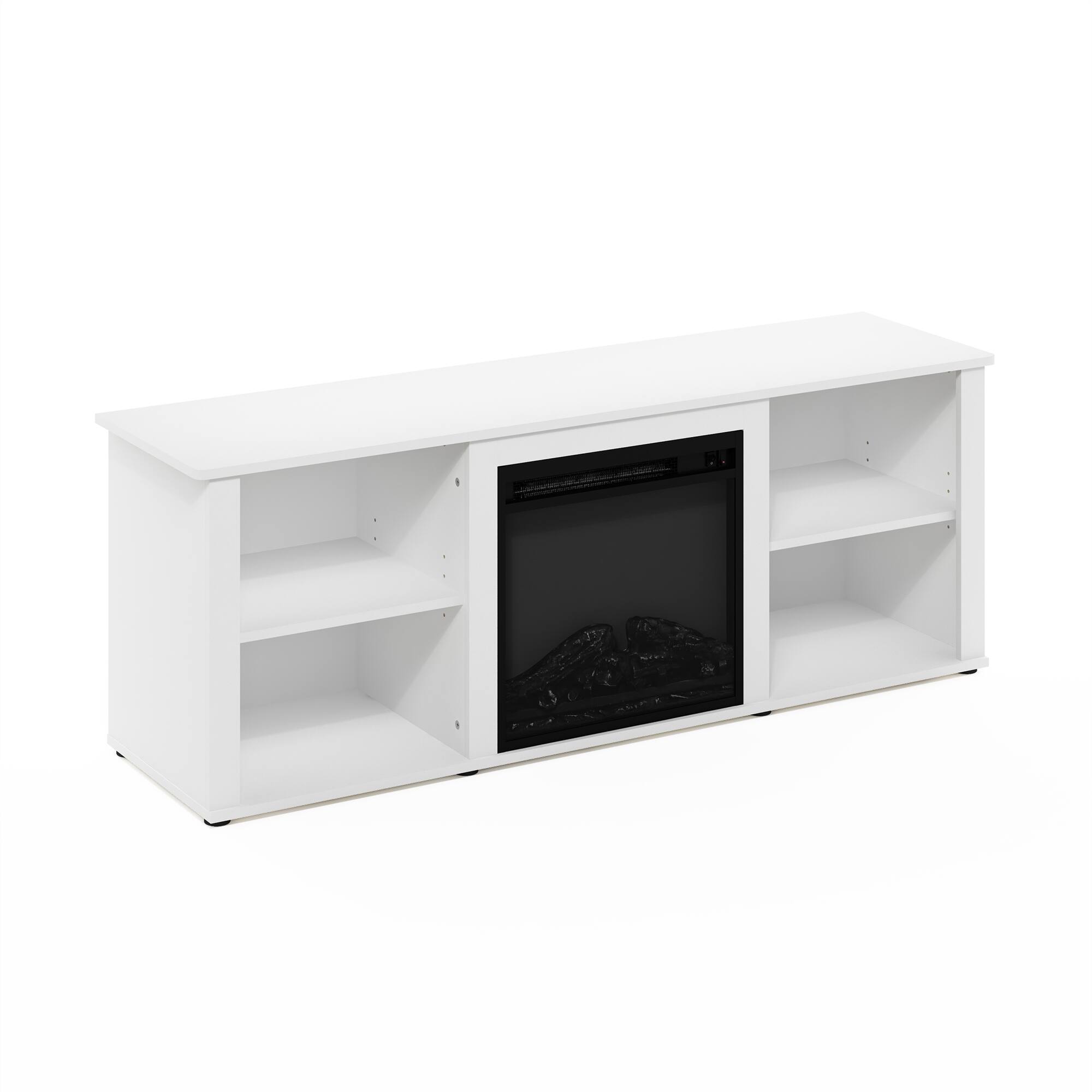 Furinno Classic 60 Inch TV Stand with Fireplace Bed Bath & Beyond