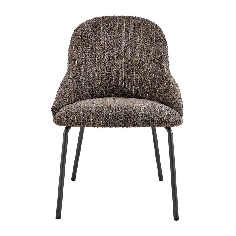 NPD Furniture Katrisa Boucle Dining Side Chair (Set of 2)