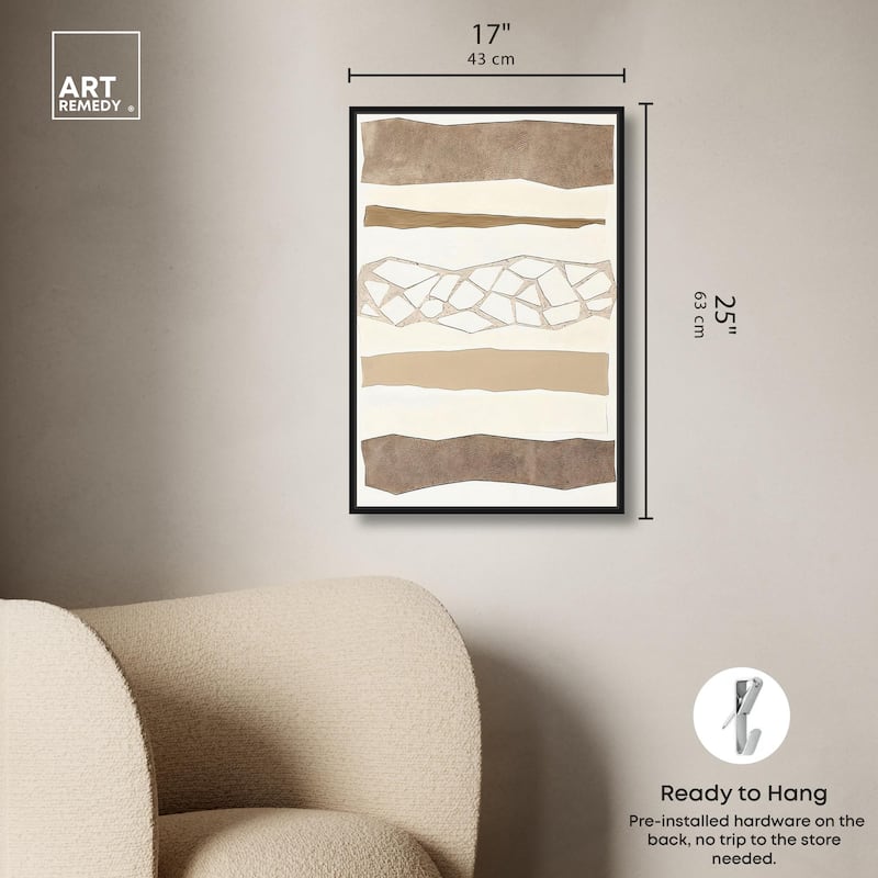 Relief Rifts I Canvas by Art Remedy