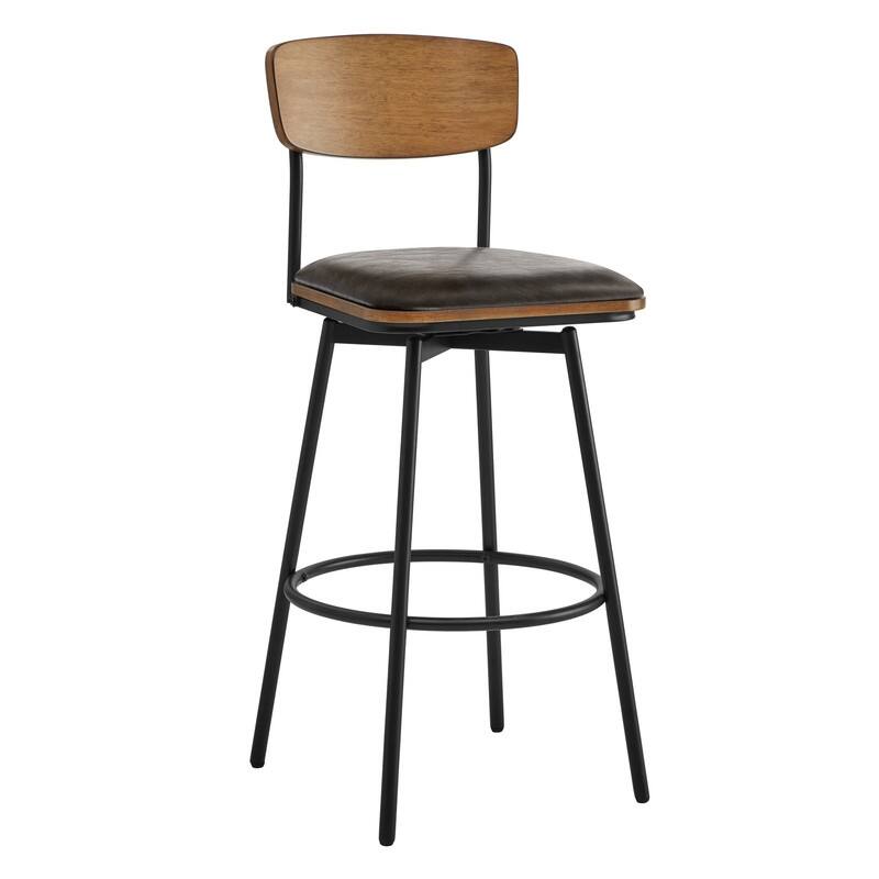 Spruce & Spring Claire Swivel Counter Height Bar Stool Set
