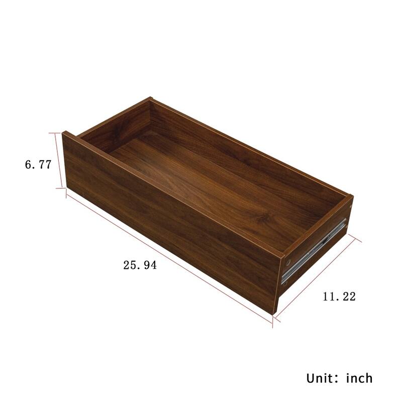 Wooden Freestanding Kitchen Pantry Storage Cabinet with Shelves and Drawers