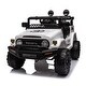 preview thumbnail 41 of 78, Toyota FJ Cruiser 12V Kids Ride-On Car with Parental Remote, 3-Speed Settings, MP3 & Bluetooth, Ages 3-8 White