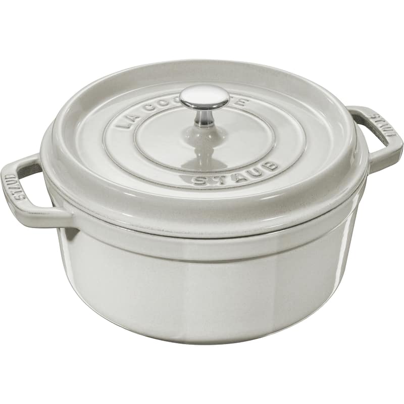 STAUB Cast Iron 4-qt Round Cocotte