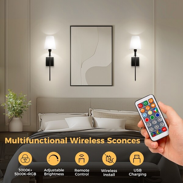 Remote wall lights cheap