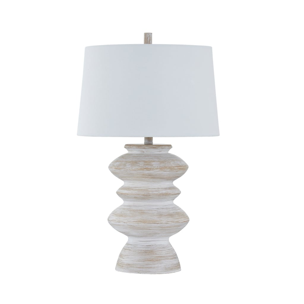 Arden 29" Table Lamp with Linen Shade, White-Washed (Set of 2)