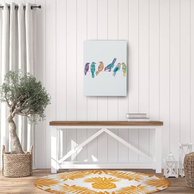 Pineapple Leaves Spring Chenille Rug
