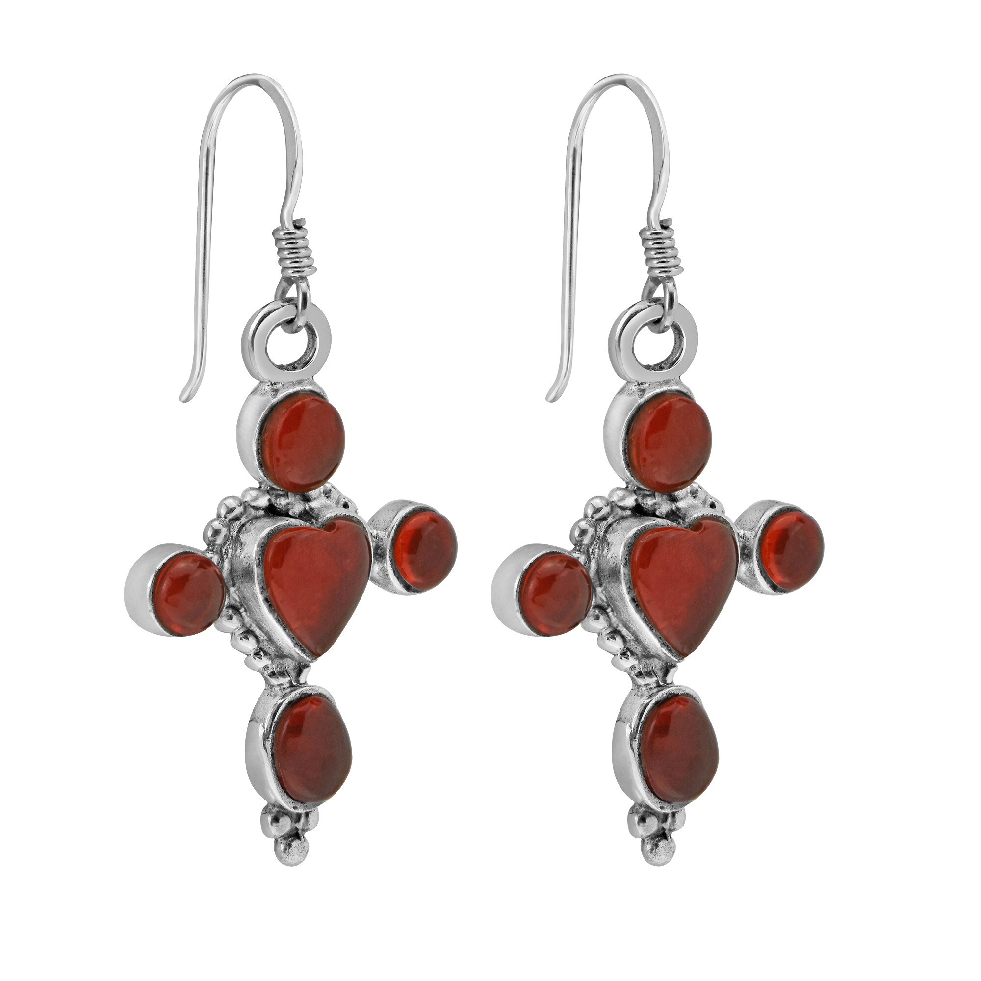 red coral silver jewelry