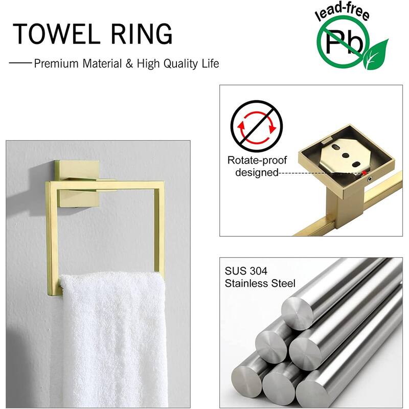 5 Pieces Bathroom Hardware Accessories Set