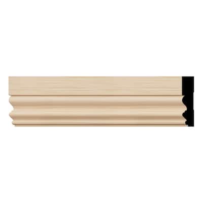 VICC 11/16-in D x 3-1/2-in W x 96-in L Americraft Solid Hardwood Stain Grade Victorian Casing Moulding
