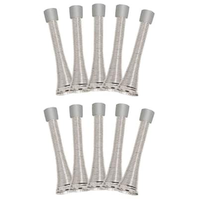 Design House 181701 3-1/8" Baseboard Mounted Spring Door Stop - Pack