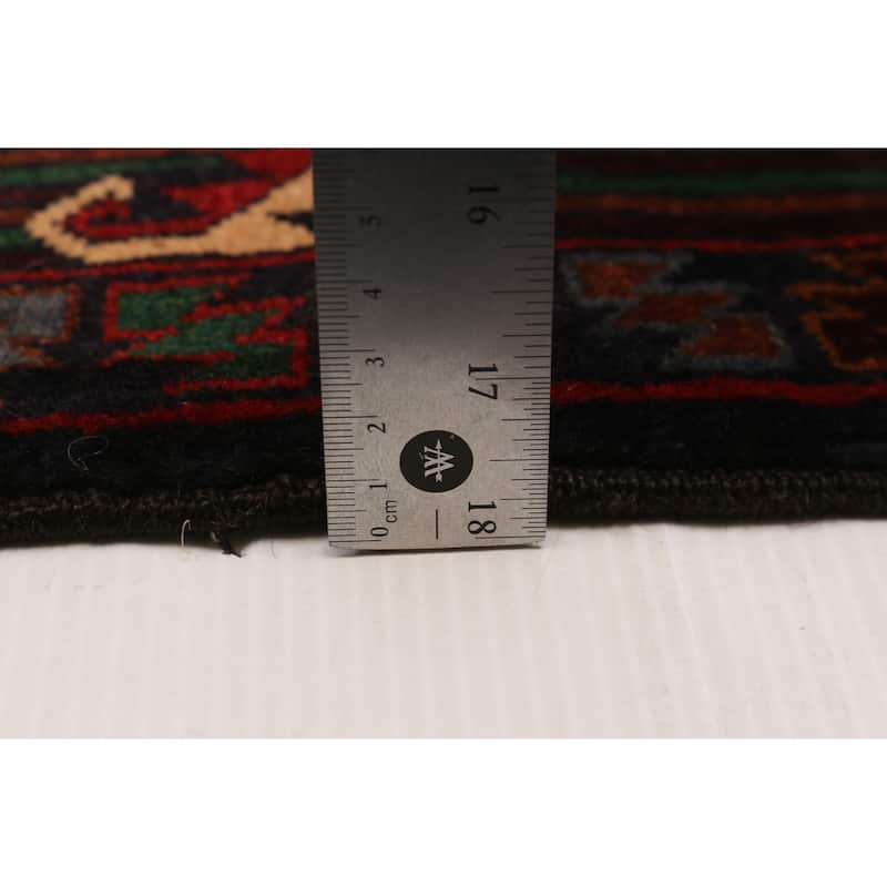 Teimani Red Rug 3'11" x 6'11" - 3'11 x 6'11