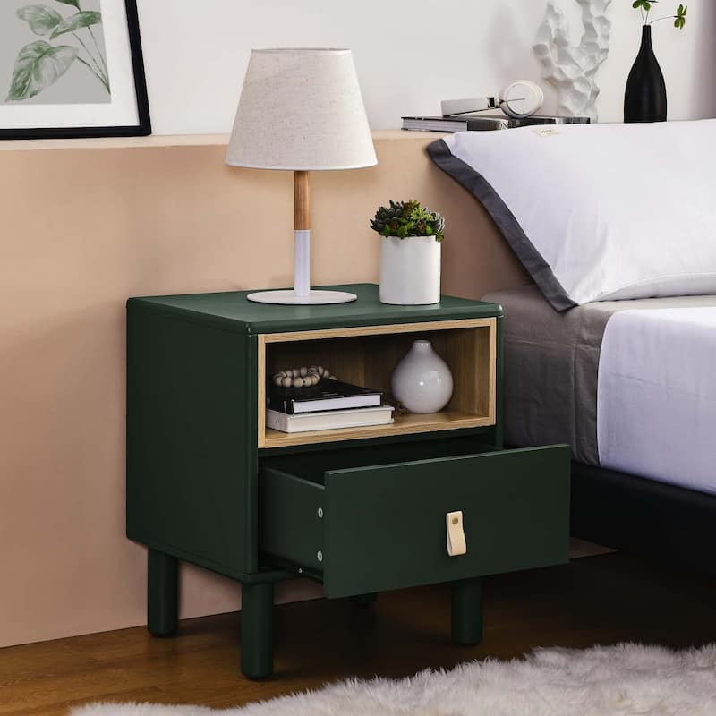 Modern style bedside table Nightstand with drawer