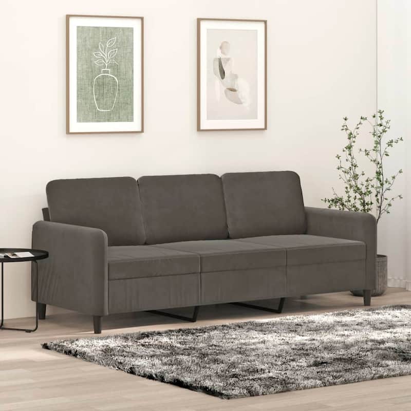 vidaXL Sofa Chair Living Room Accent Upholstered Chair with Armrest Velvet