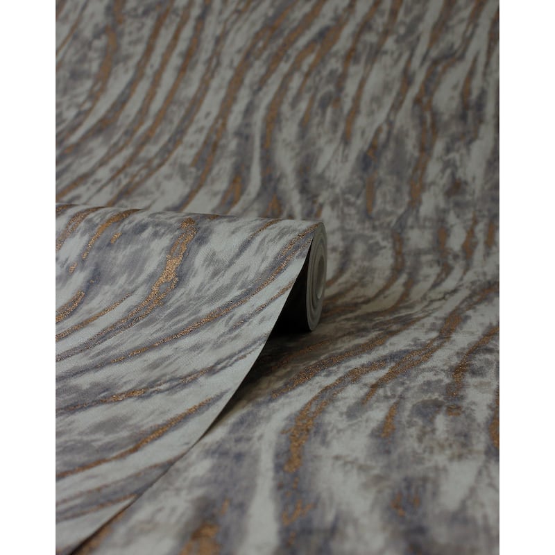 Fine Decor Arran Stone Swirling Stripe Wallpaper