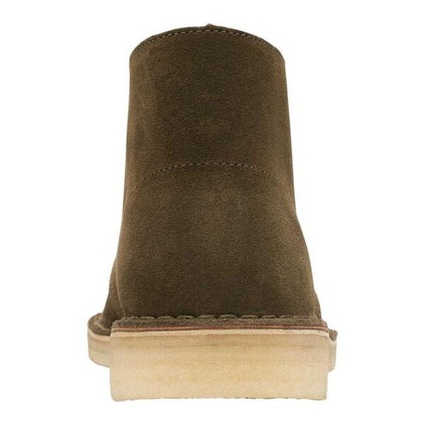 clarks desert boot olive suede