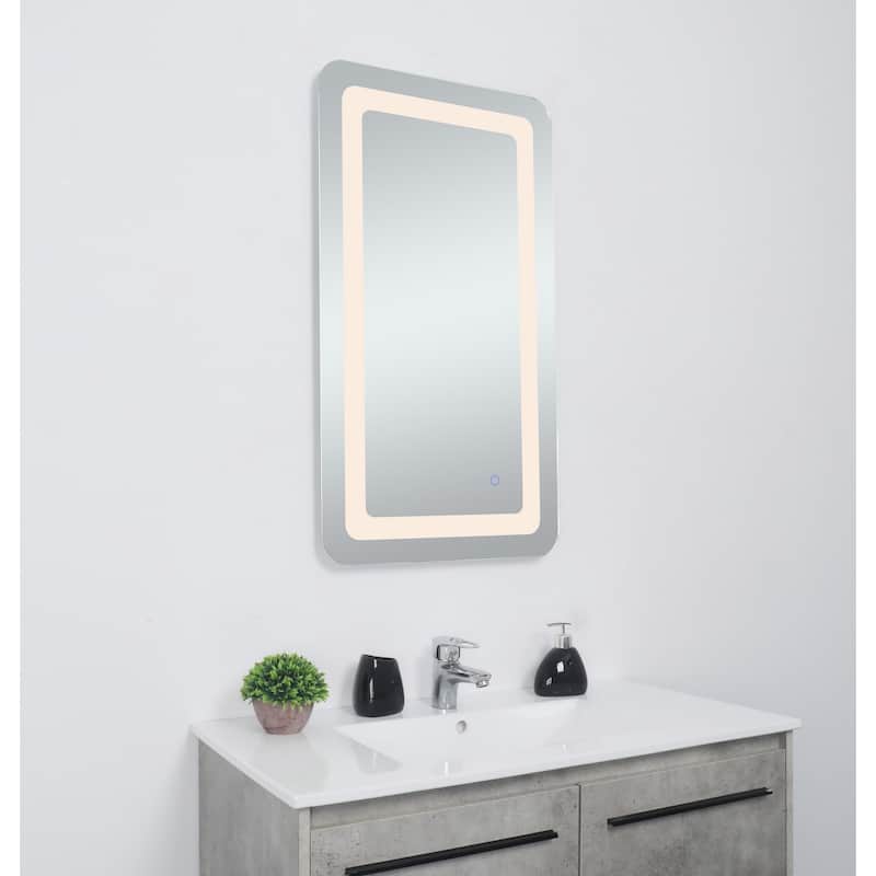 Indigo Home 20in x 36in soft edge LED mirror