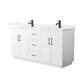Option White / White Quartz Top / Matte Black Hardware
