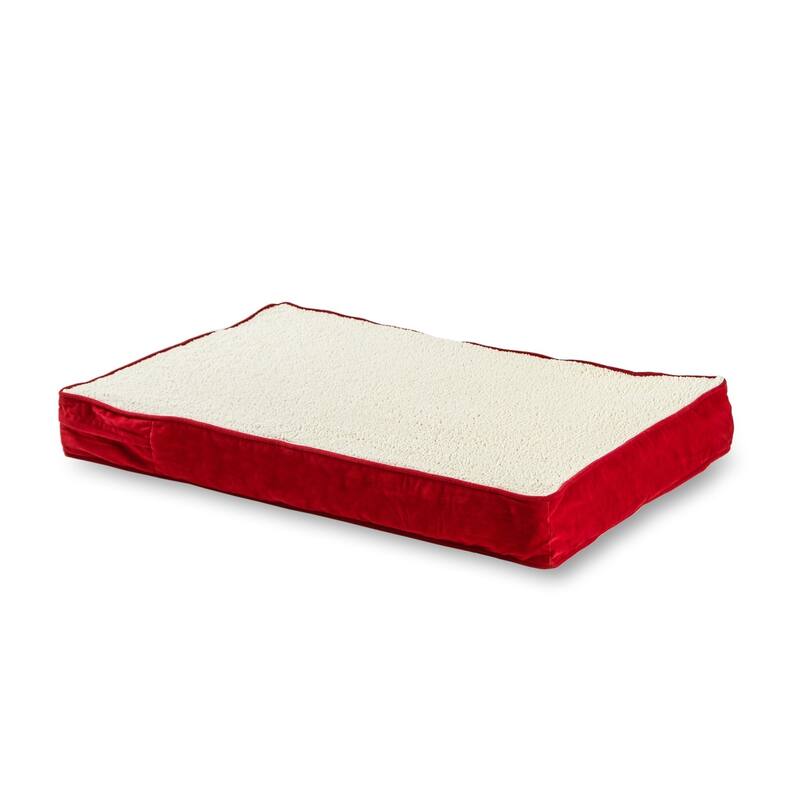 Happy Hounds Ozzie Deep Red Orthopedic Dog Bed