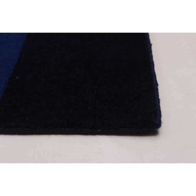 ECARPETGALLERY Hand-knotted Opulence Grey Wool Rug - 9'10 x 13'1