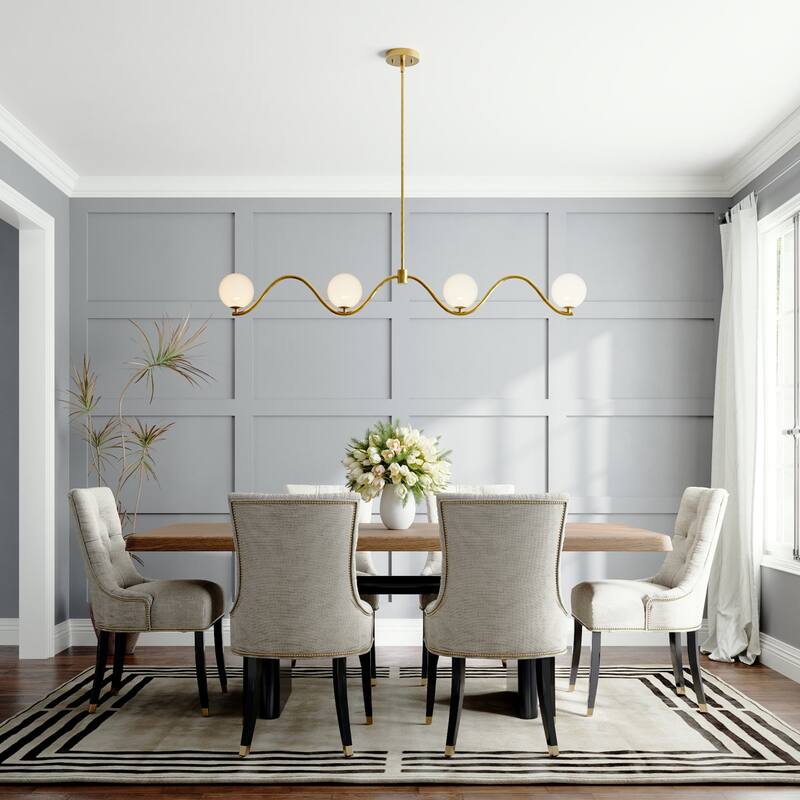 Acroma Elegant Chandelier Modern Linear Chandelier Ceiling Light